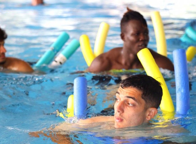 "Sweating" in the pool... image 9